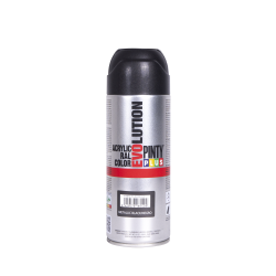 PINTYPLUS SPRAY EVOLUTION METALIZADA MT153 NEGRO 400 ML