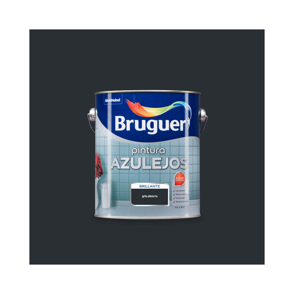 BRUGUER AZULEJOS BRILLO GRIS PIZARRA 750 ML