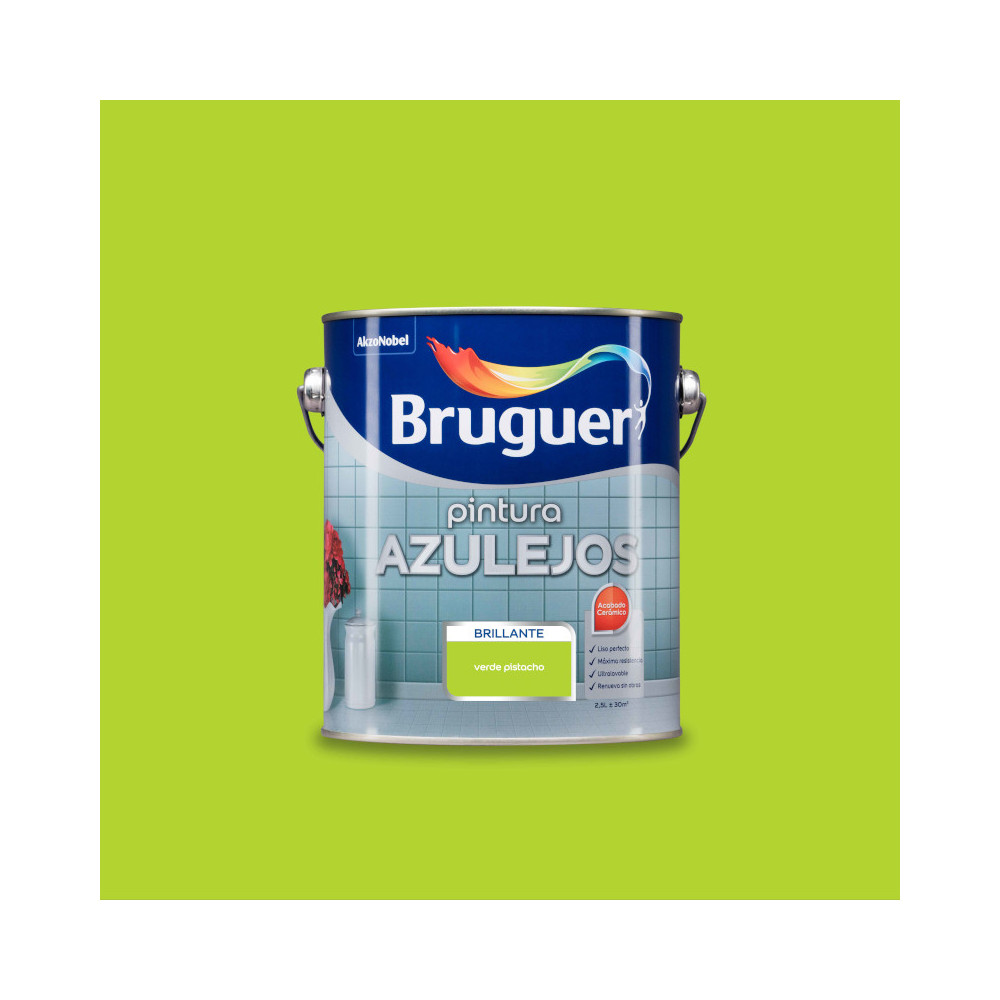 BRUGUER AZULEJOS BRILLO VERDE PISTACHO 750 ML