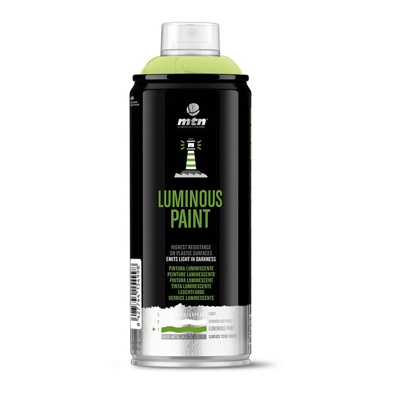 MTN SPRAY PRO PINTURA LUMINISCENTE 400ML