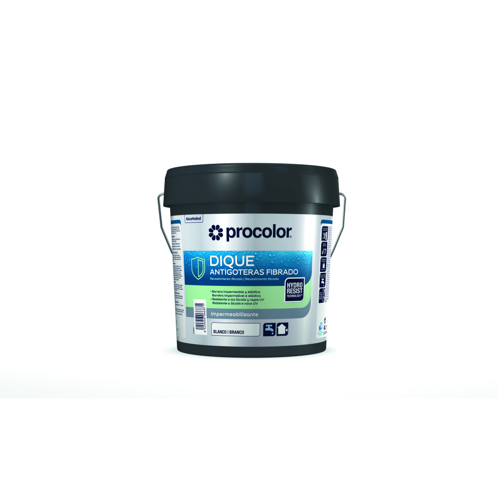 DIQUE ANTIGOTERAS FIBRADO VERDE 15 L