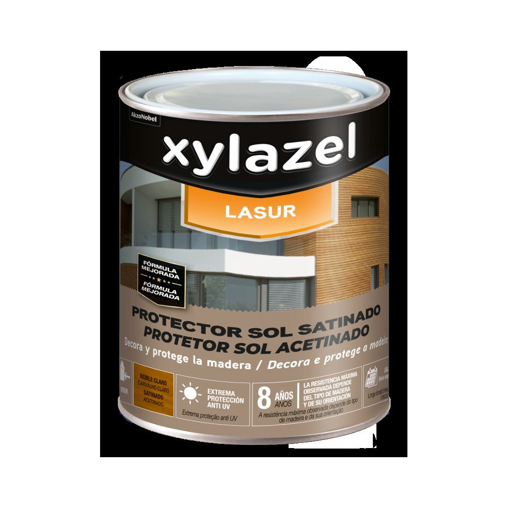 XYLAZEL SOL LASUR SATINADO ROBLE CLARO 750 ML
