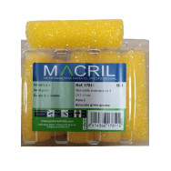 MACRIL 17811 MINI RODILLO D17 PORO 3 PICADOS 11 CM (10)