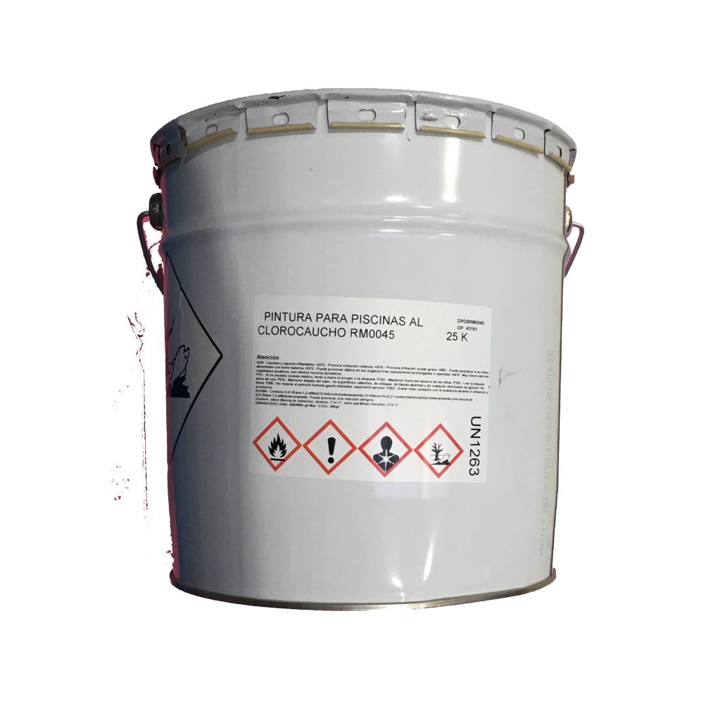 MACRIL PINTURA PISCINAS CLOROCAUCHO BLANCO 25 KG