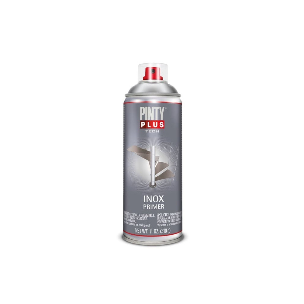 PINTYPLUS SPRAY TECH IMPRIMACION INOX I150 PLATA 400 ML