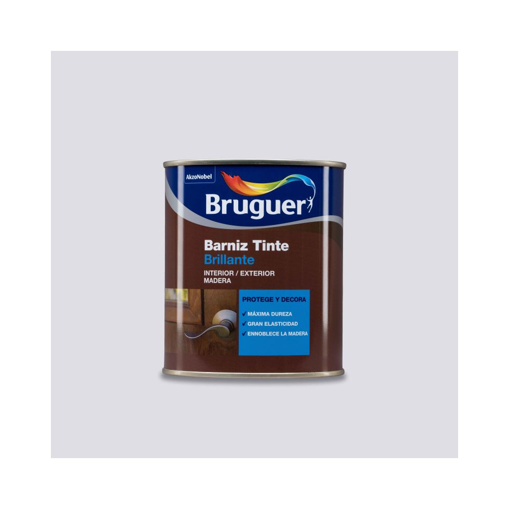 BRUGUER BARNIZ TINTE BRILLO CAOBA ROJIZO 375 ML(baja)
