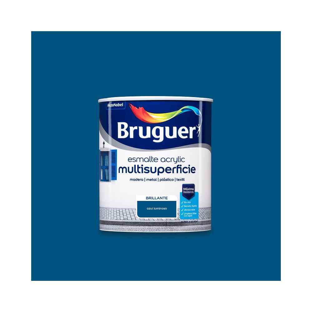 BRUGUER ACRYLIC BRILLO AZUL ANCLA 0,75 L (baja)