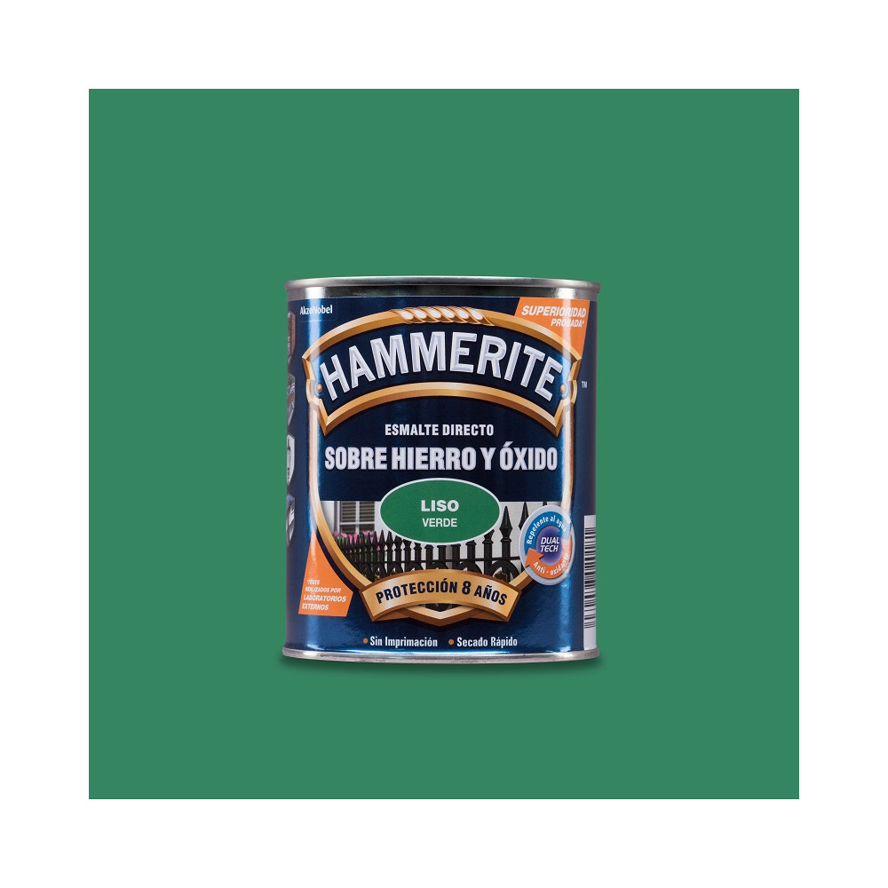 HAMMERITE LISO SATINADO VERDE 2,5 L