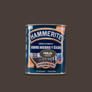 HAMMERITE LISO EFECTO FORJA MARRON OXIDO 0,75 L