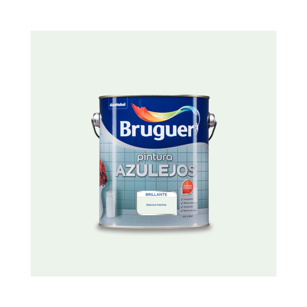 BRUGUER AZULEJOS BRILLO BLANCO HARINA 2,5 L