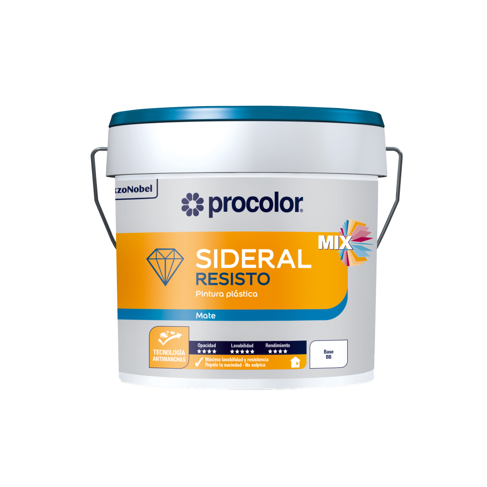 SIDERAL MATE RESISTO BASE BB 10 L+COLOR (baja)