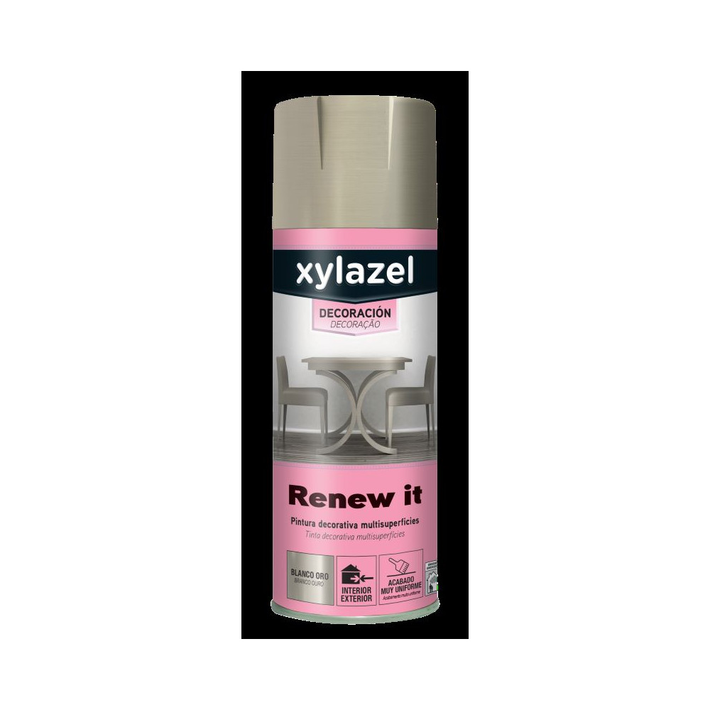 XYLAZEL RENEW IT SPRAY METAL. BLANCO ORO 400 ML (baja)