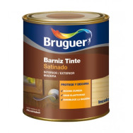 BRUGUER BARNIZ TINTE SATINADO TECA 0,75 L (baja)