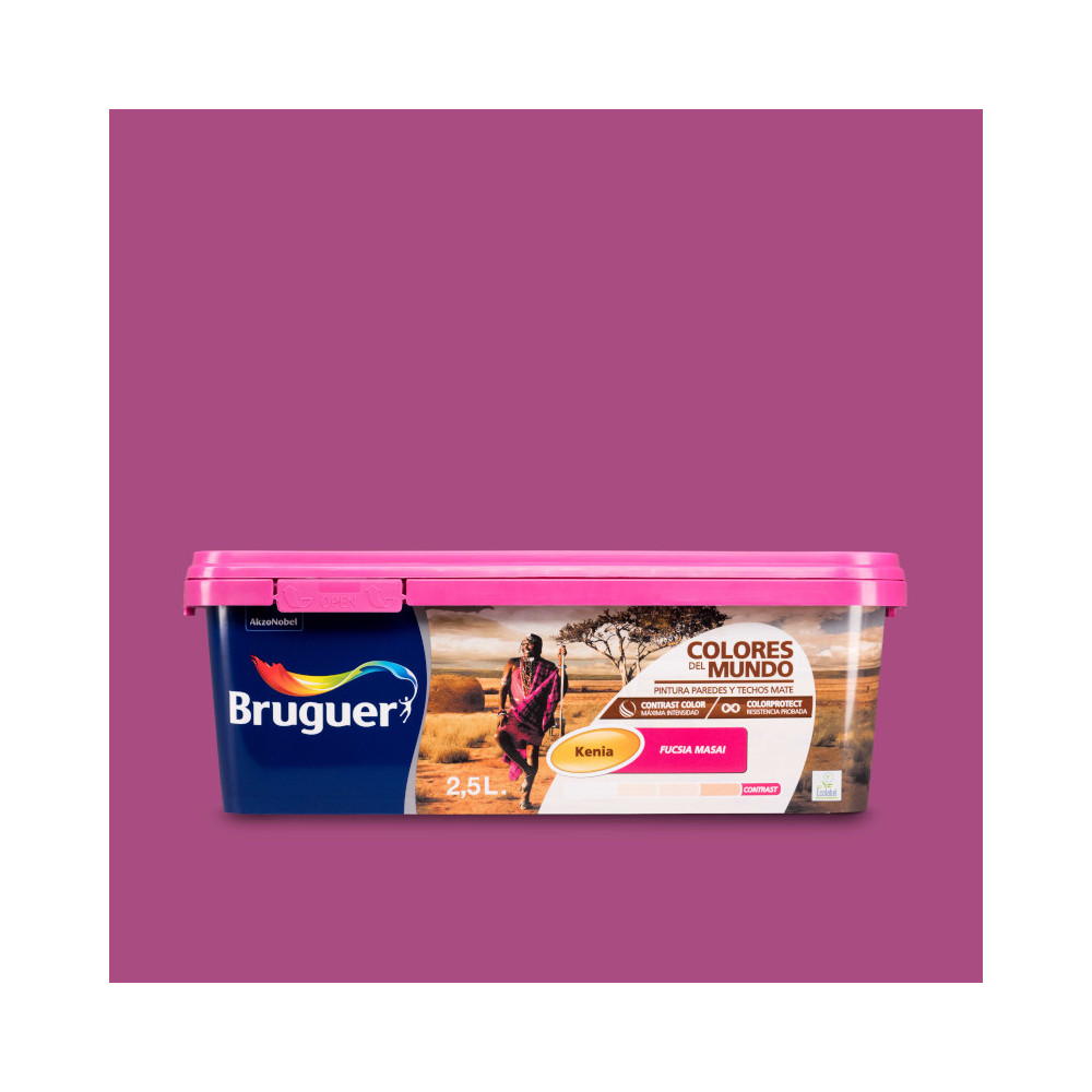 COLORES DEL MUNDO 915 KENIA FUSCIA MASAI 2,5 L (baja)