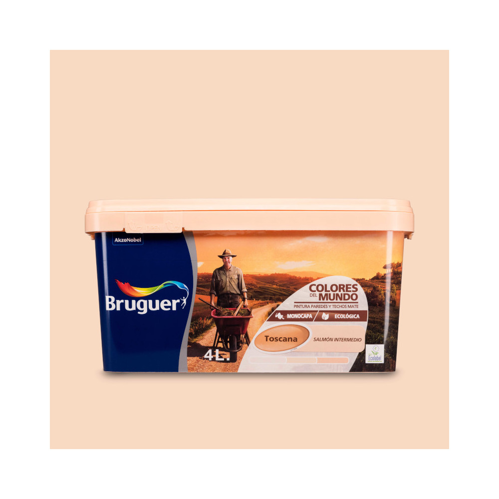 COLORES DEL MUNDO 973 TOSCANA SALMON INTER. 4 L (baja)