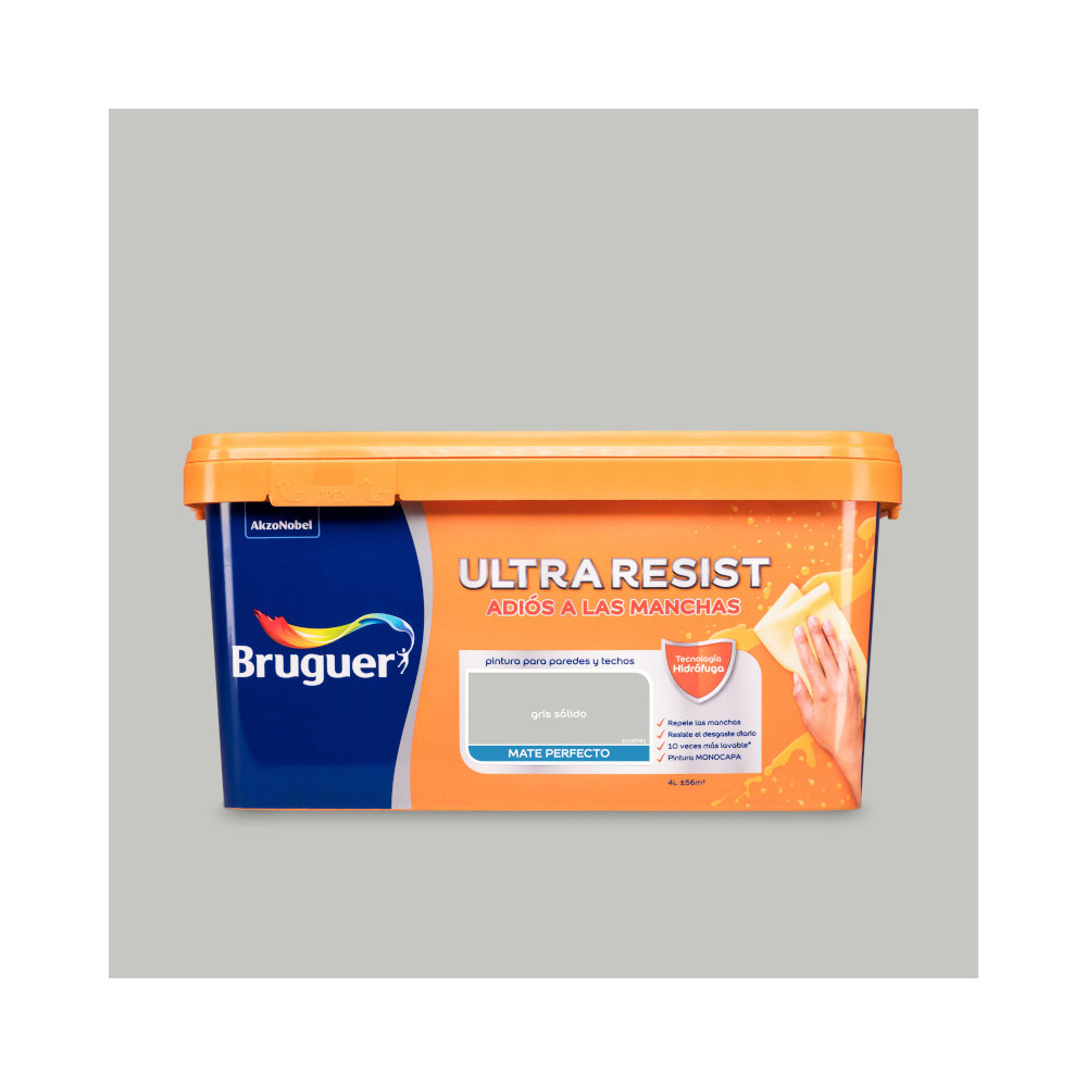 BRUGUER ULTRARESIST GRIS SOLIDO 4 L (baja)