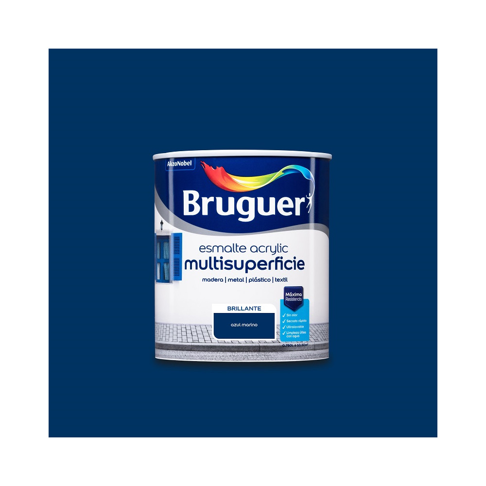 BRUGUER ACRYLIC BRILLO AZUL MARINO 0,75 L