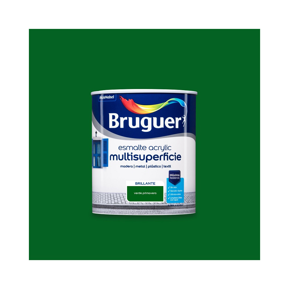 BRUGUER ACRYLIC BRILLO VERDE HIERBA 0,75 L (baja)