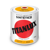 TITANLUX ESMALTE SINTETICO BRILLO AMARILLO MEDIO 0,75 L