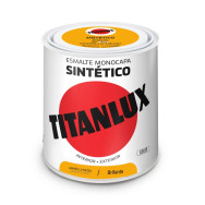 TITANLUX ESMALTE SINTETICO BRILLO AMARILLO MEDIO 0,75 L