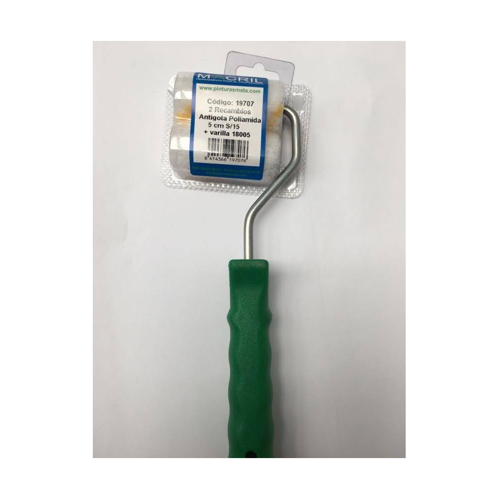 MACRIL 19707 VARILLA + 2 REC.ANTIGOTA POLIAMIDA 5 CM