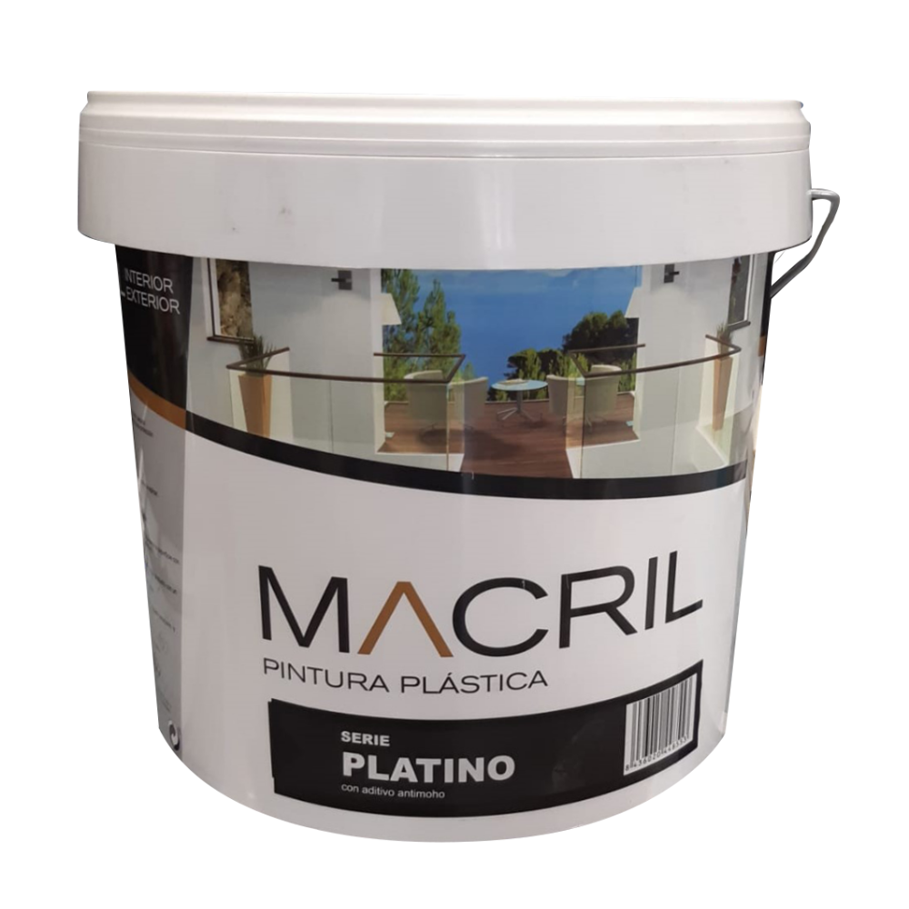 MACRIL PLAST. MATE ANTIMOHO SERIE PLATINO 4 L