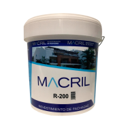 MACRIL R-200 NIEVE FACHADAS BLANCO (NUEVA FORMULA) 15 L