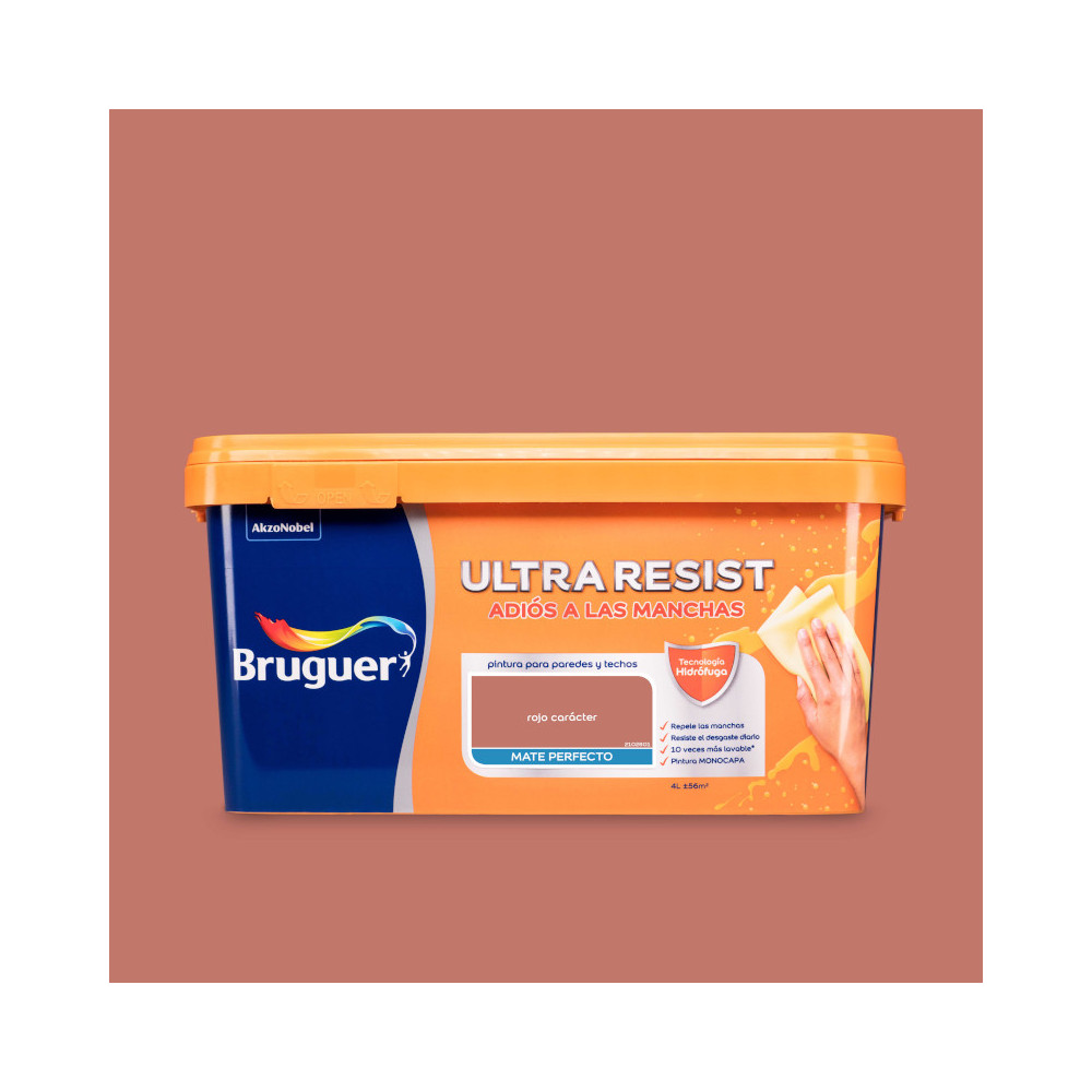 BRUGUER ULTRARESIST ROJO CARACTER 4 L (baja)