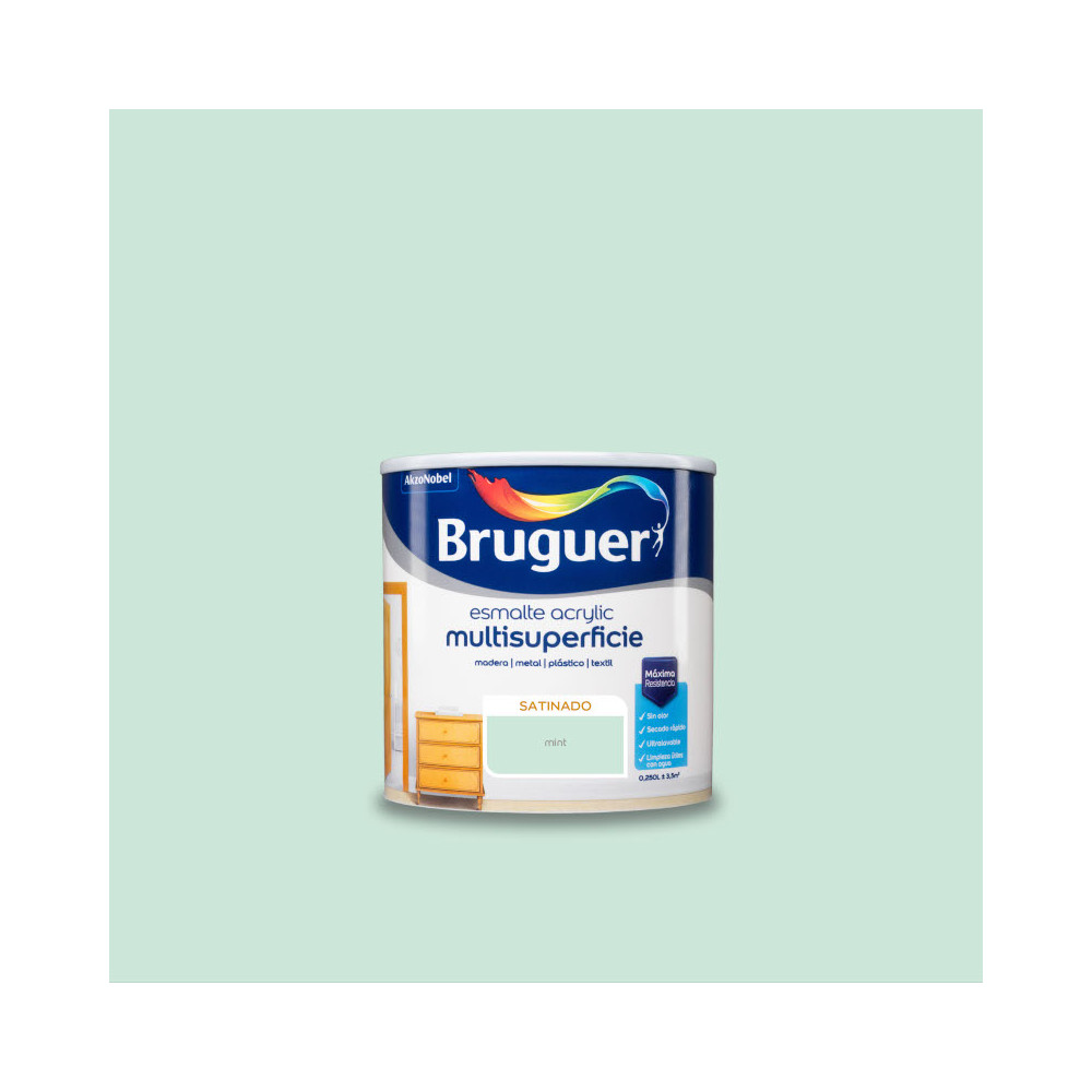 BRUGUER ACRYLIC SATINADO MINT 0,75 L