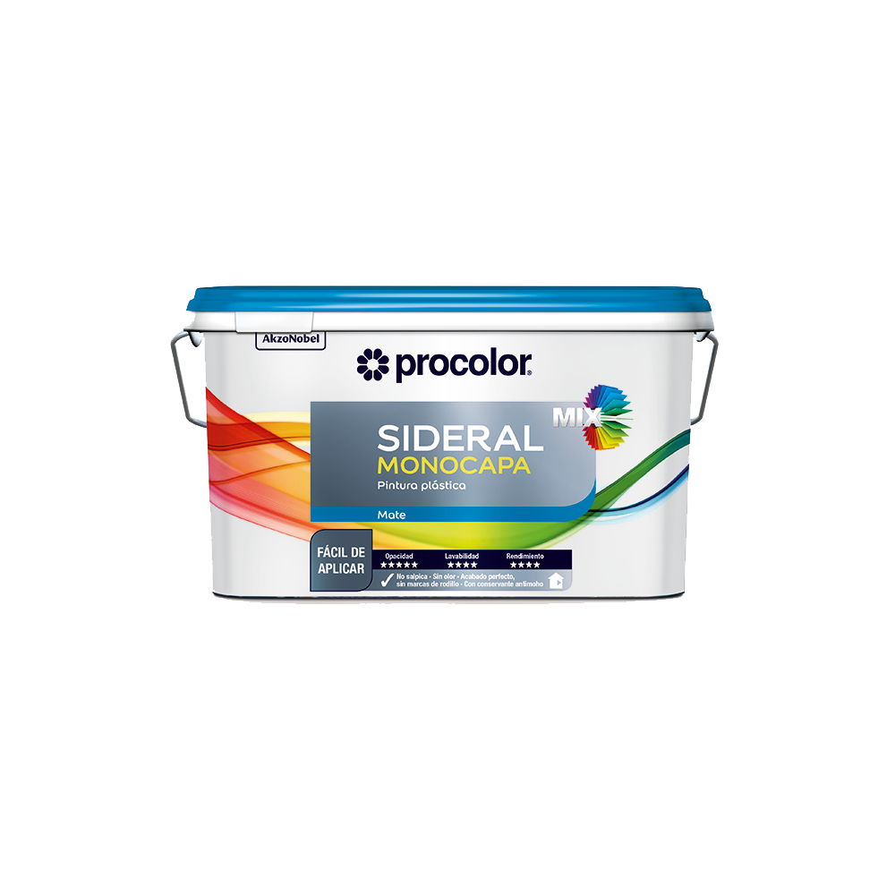 SIDERAL MATE MONOCAPA MIX BB  4 L (TINTADO)