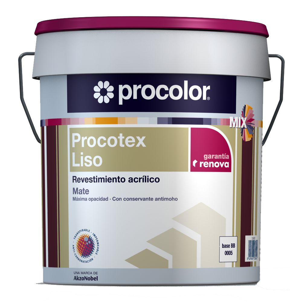 PROCOTEX LISO BASE BB 5 L+COLOR