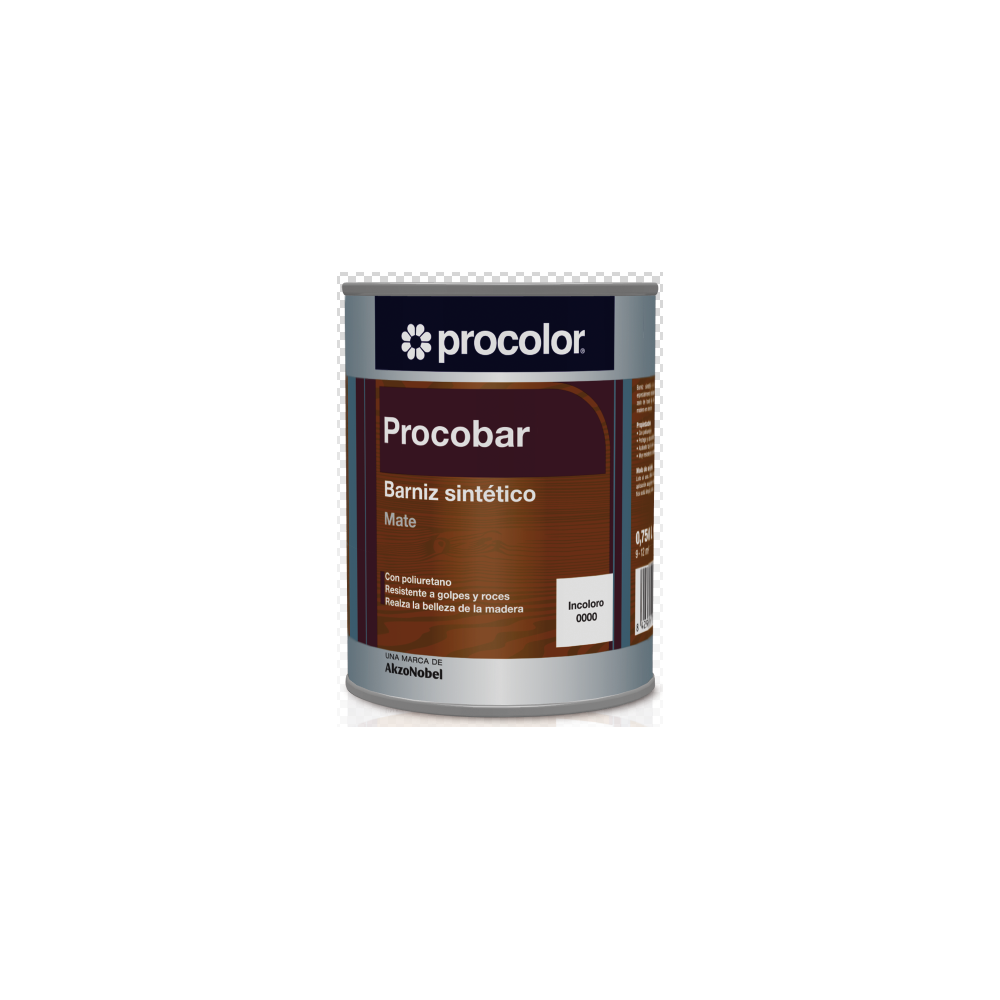 PROCOBAR BARNIZ MATE INCOLORO 4 L