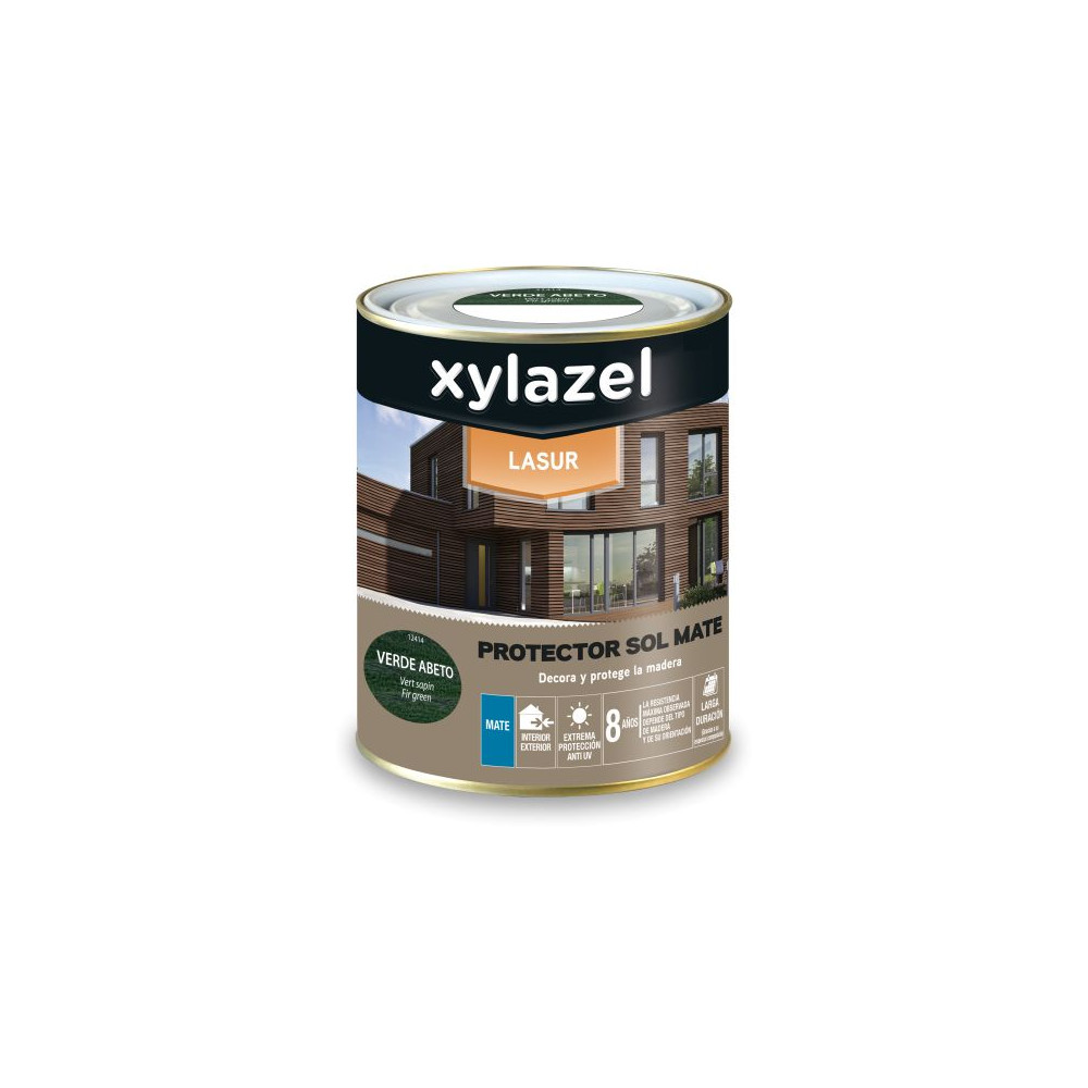 XYLAZEL SOL LASUR SATINADO VERDE ABETO 750 ML (baja)