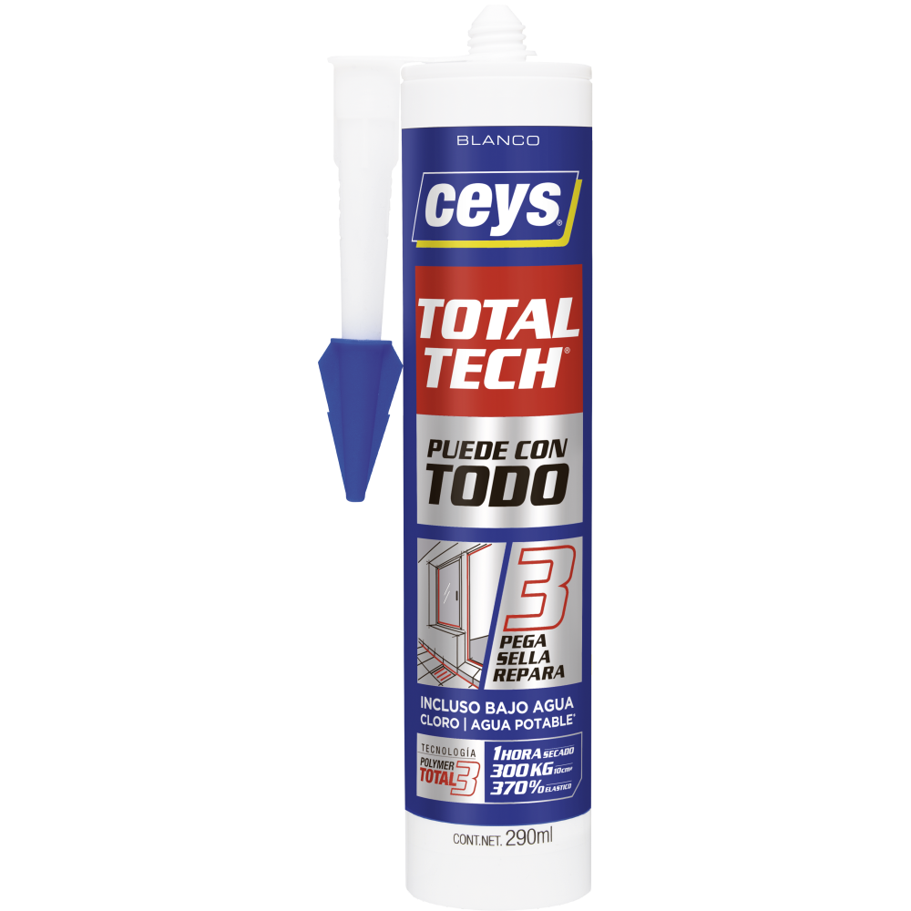 CEYS 507221 TOTAL TECH PUEDE CON TODO NEGRO 290 ML GA