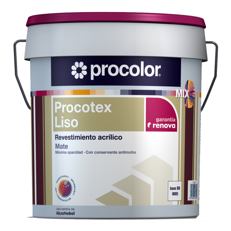 PROCOTEX LISO BASE BB 1 L+COLOR