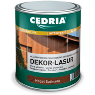 DEKOR-LASUR SATINADO GRIS INTEMPERIE 4 L