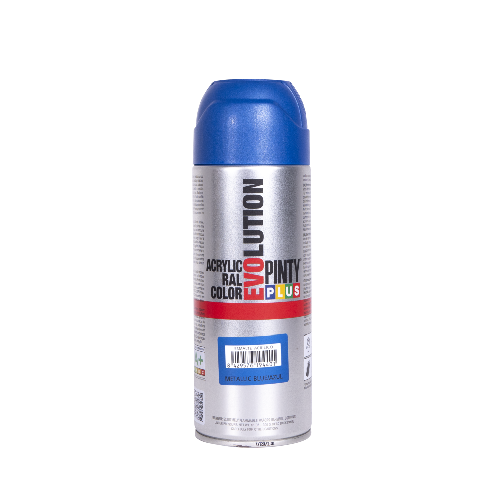 PINTYPLUS SPRAY EVOLUTION METALIZADA MT154 AZUL 400 ML