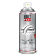 PINTYPLUS SPRAY TECH GALVAZINC G150 PLATA 400 ML