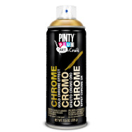 PINTYPLUS SPRAY TECH EFECTO CROMO C150 PLATA 400 ML