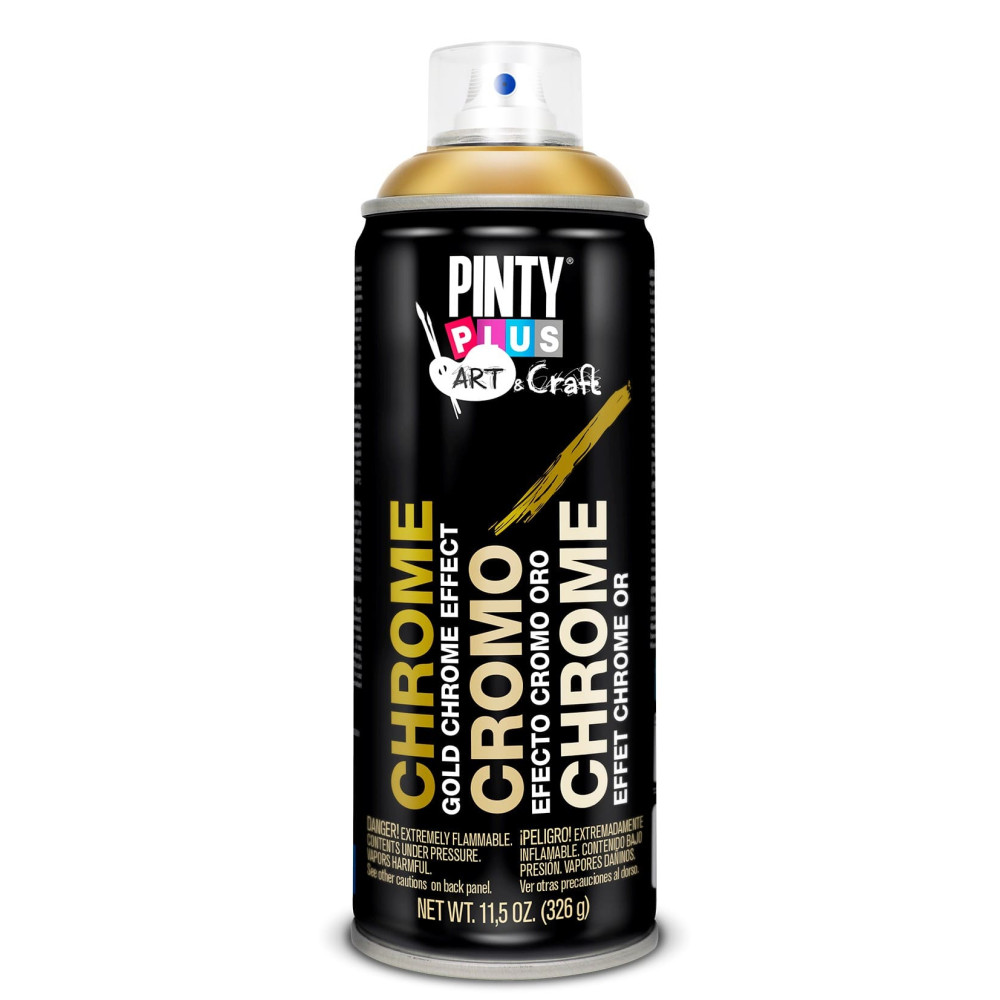 PINTYPLUS SPRAY TECH EFECTO CROMO C151 ORO 400 ML