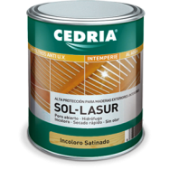 CEDRIA SOL LASUR SATINADO INCOLORO 750 ML