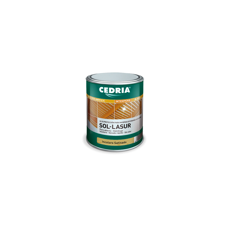 CEDRIA SOL LASUR SATINADO INCOLORO 750 ML