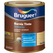 BRUGUER BARNIZ TINTE BRILLO CASTAÑO 0,25 L (baja)