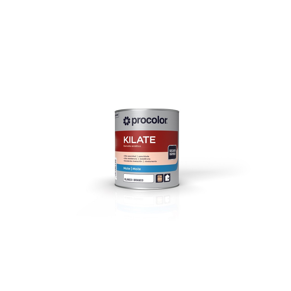 KILATE SECADO RAPIDO MATE BLANCO 4 L      "OFERTA"
