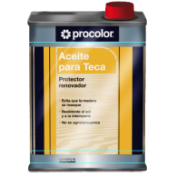 PROCOLOR ACEITE PARA TECA 0009 INCOLORO 5 L