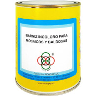 MONGAY 14300 BARNIZ MOSAICOS Y BALDOSAS BRILLO 4 L