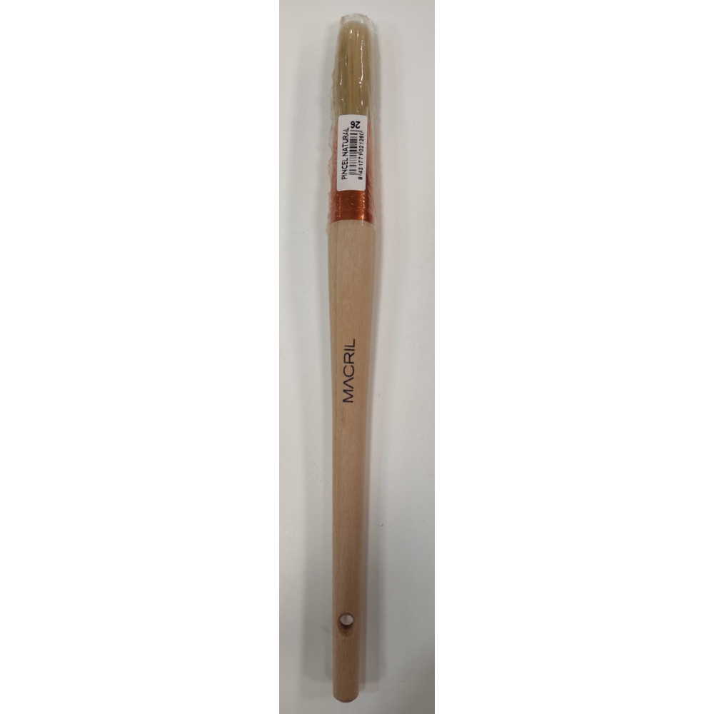 MACRIL 02126 PINCEL REDONDO NATURAL Nº26