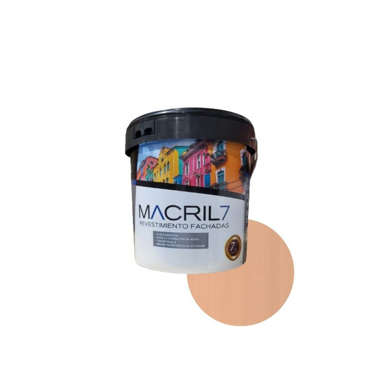 MACRIL 7 REV. ACRILICO LISO Nº19 ALMENDRA 14 L