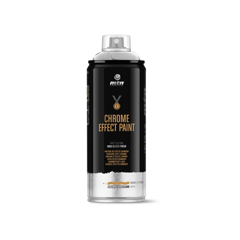 MTN SPRAY PRO CROMADO ORO 400ML