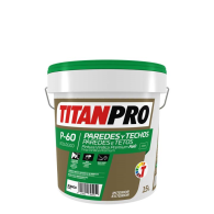 TITANPRO P-60 PINTURA VINILICA PREMIUM MATE BLANCO 15 L